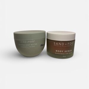 SAND + FOG “Marshmallow Skies”Whipped Body Butter & Scrub Set - NWT **